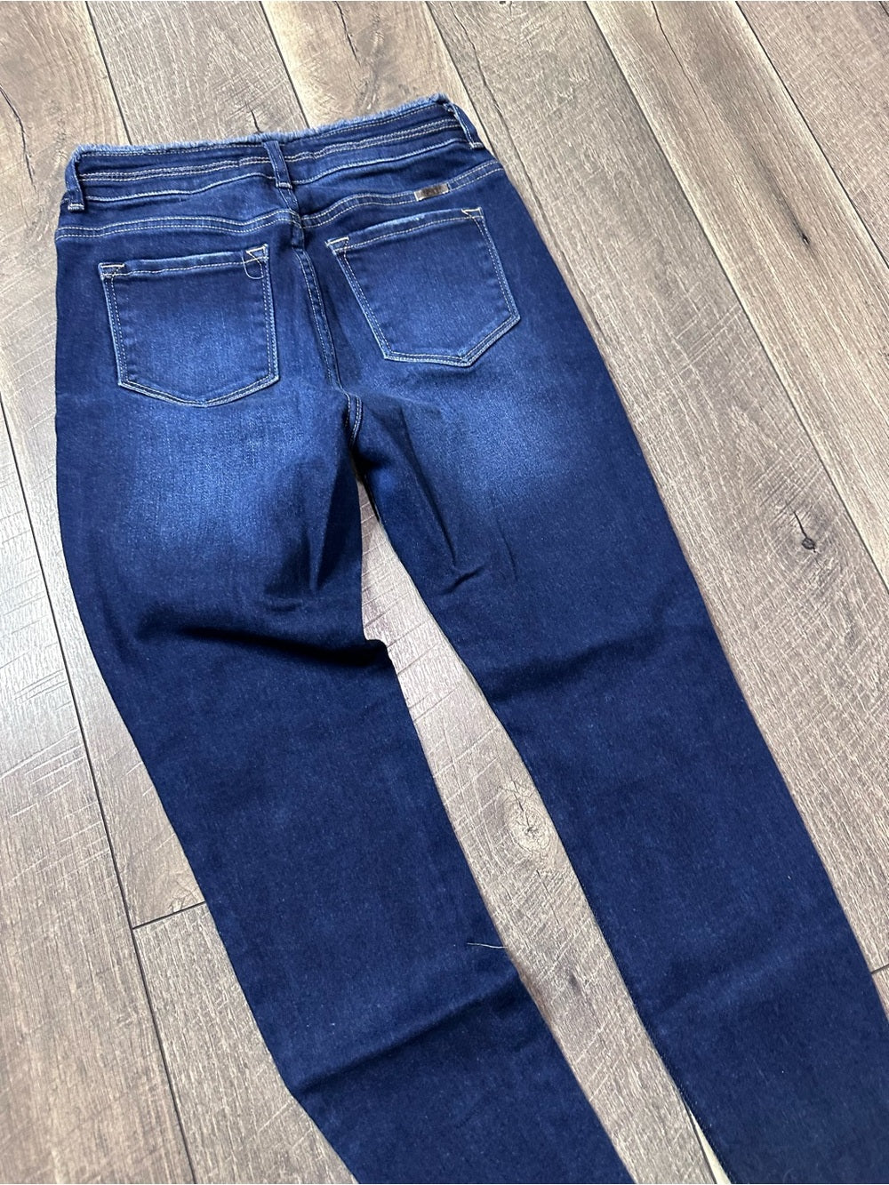 Kancan Double Button Skinny Jeans