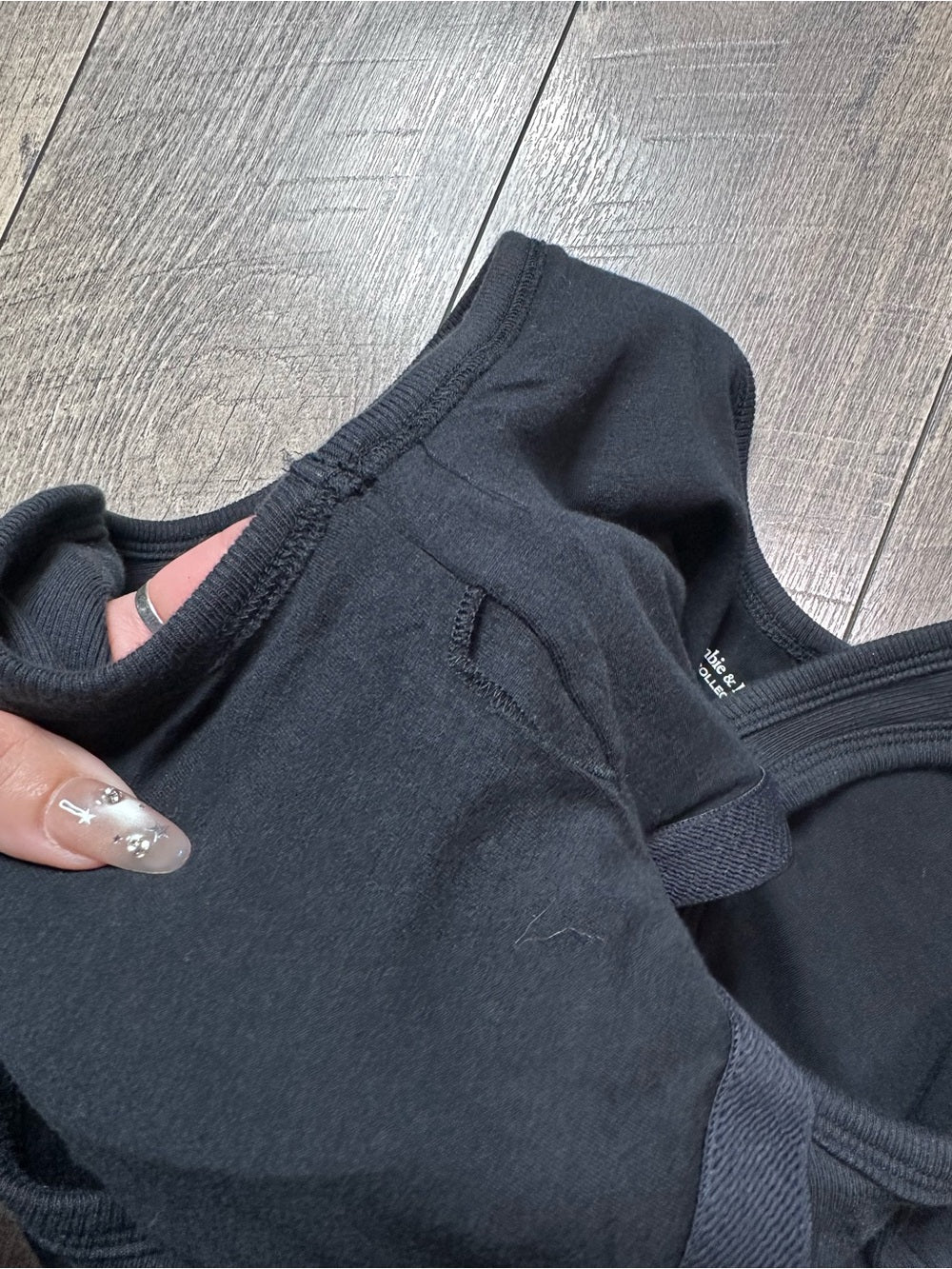 Abercrombie & Fitch Bra-Free Collection Ribbed Tank Top