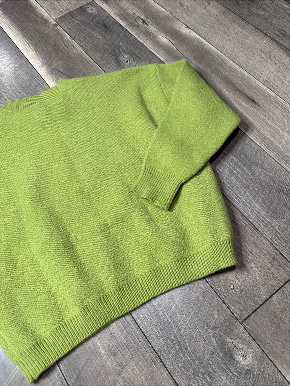 Easel Oversized Smiley Sweater