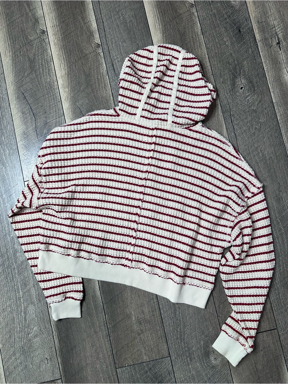 American Eagle Striped Oversized Hoodie