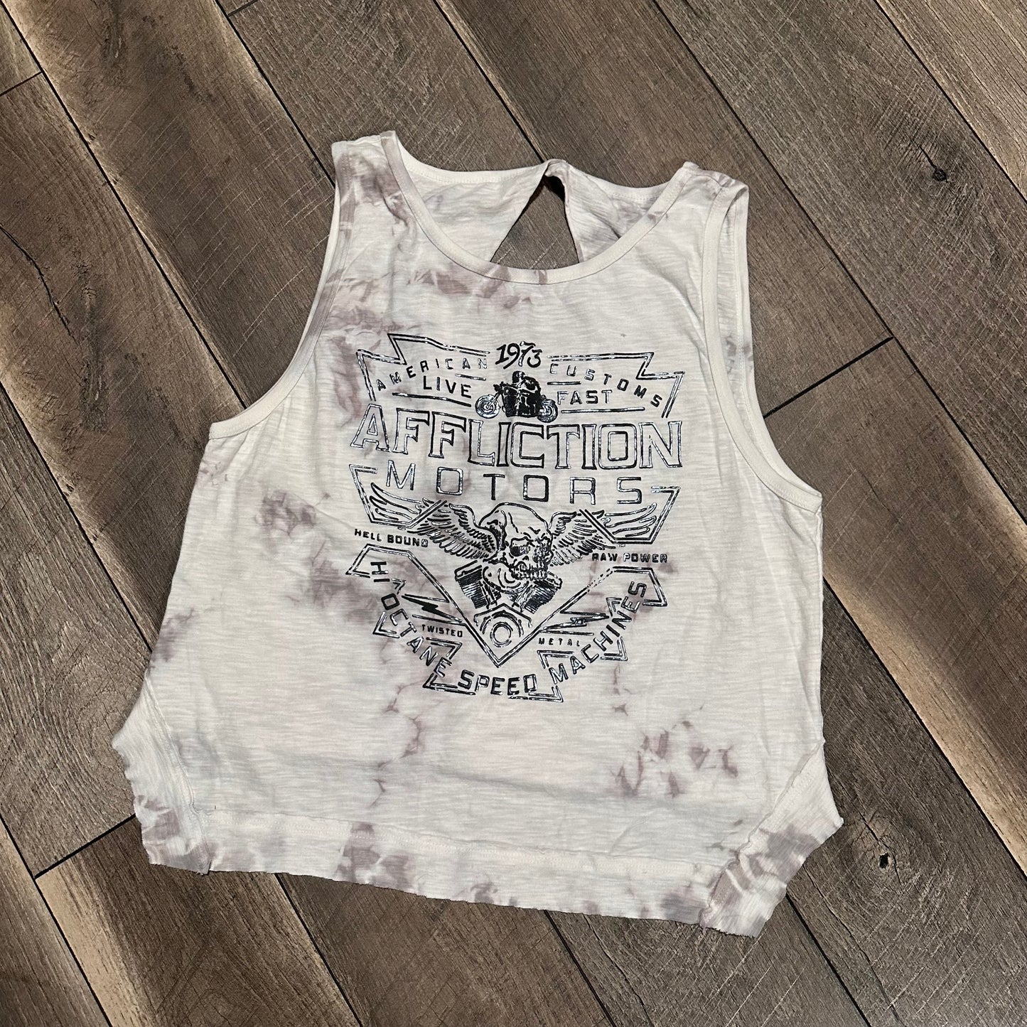 Affliction Open Back Tank Top