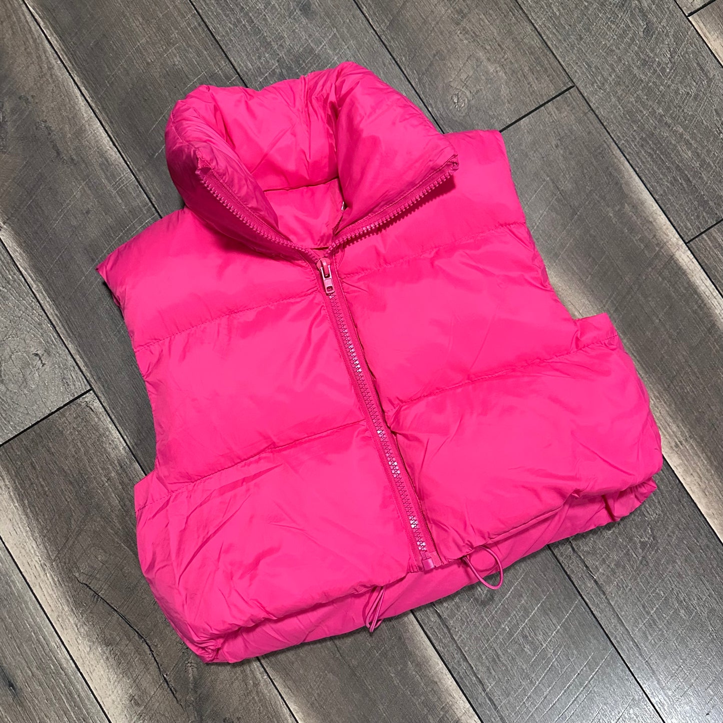 Amazon Brand Pink Puffer Vest