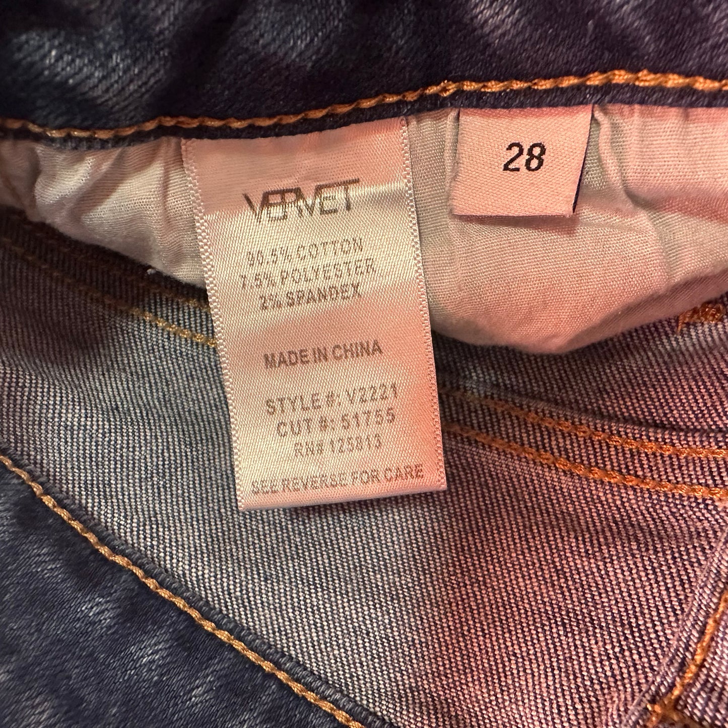 Vervet Buttonfly Skinny Jeans