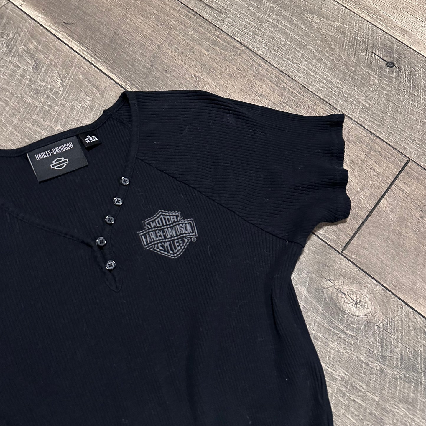 Harley-Davidson Stretchy Short Sleeve Top