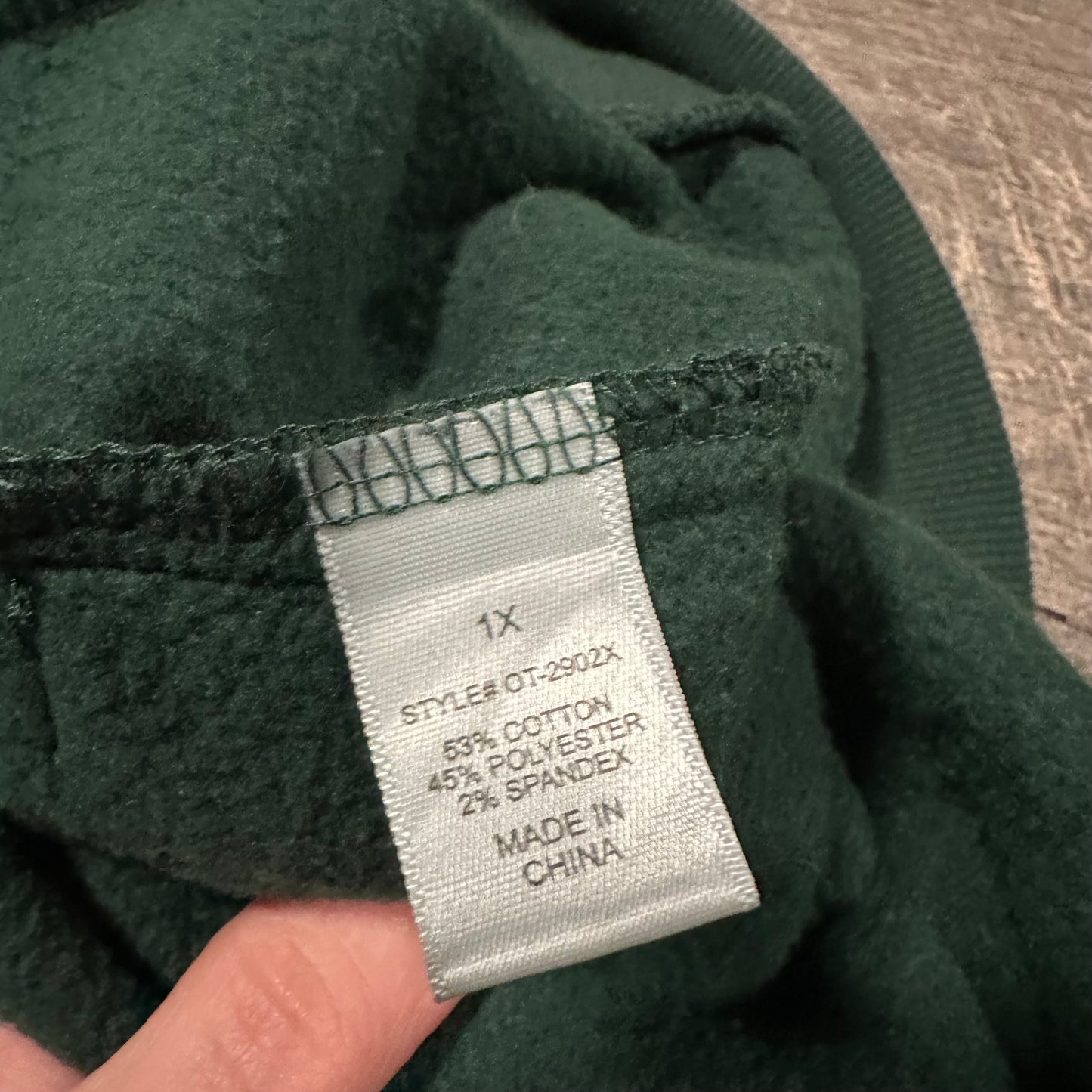 31:25 Boutique Pine Green Pullover