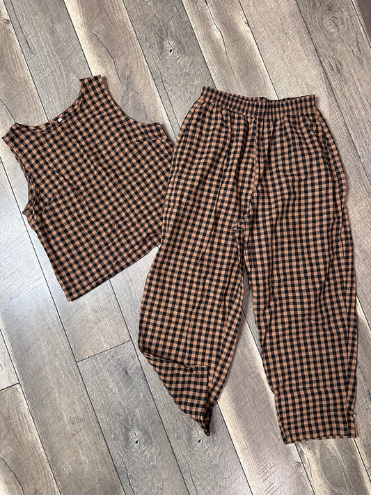 Unbranded Checkered 2Pc Set