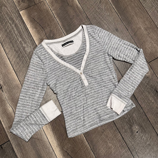 Abercrombie & Fitch Striped Buttery Soft Long Sleeve