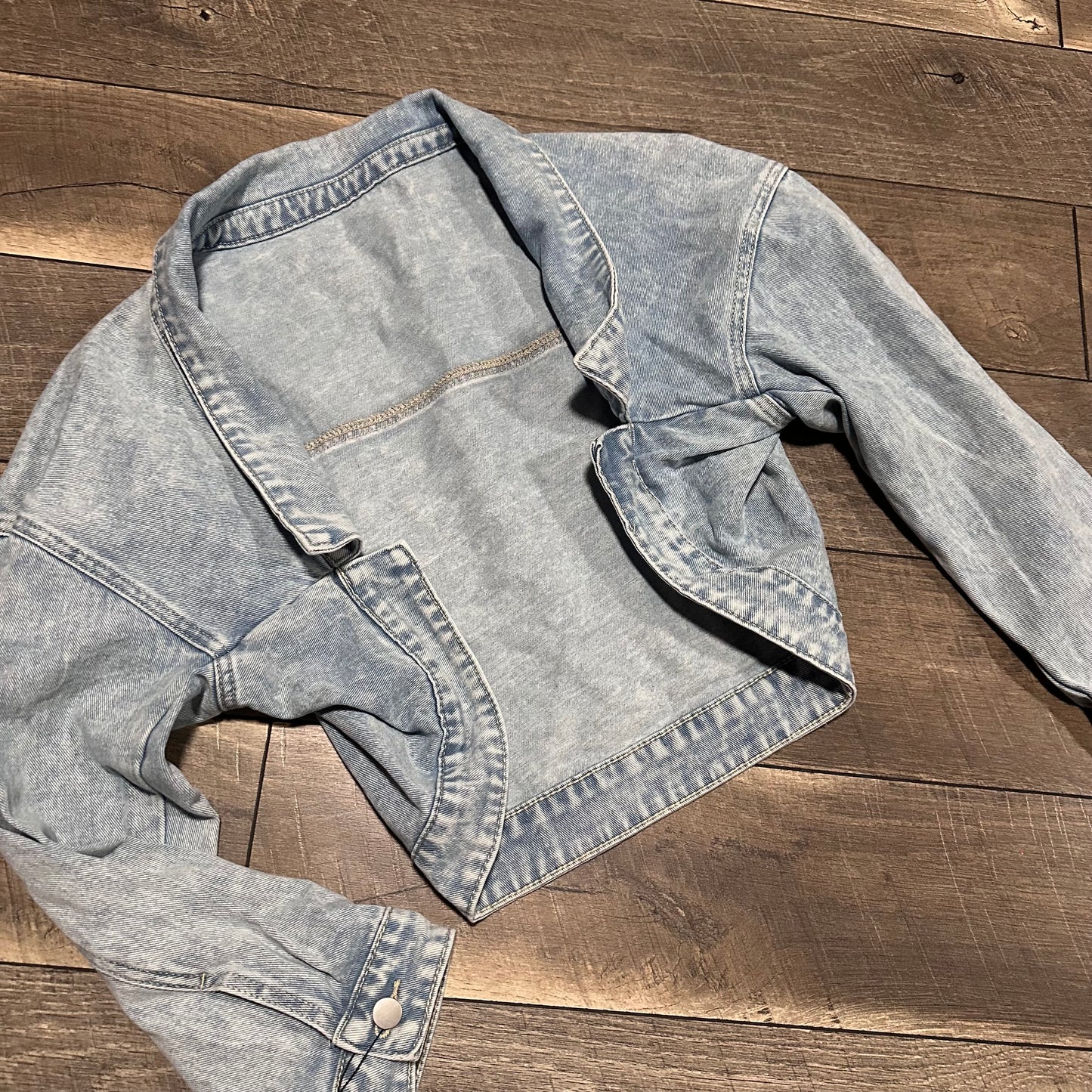 NWT🦋 Dazy Denim Open Crop Jacket