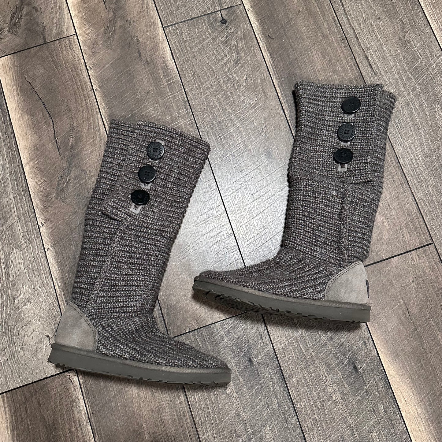 UGG Classic Cardy Cable Knit Boots