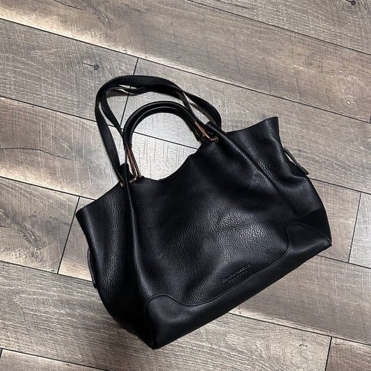 Sondra Roberts Squared Vegan Leather Tote Bag