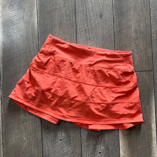 Lululemon Pace Rival Mid-Rise Skirt Warm Coral