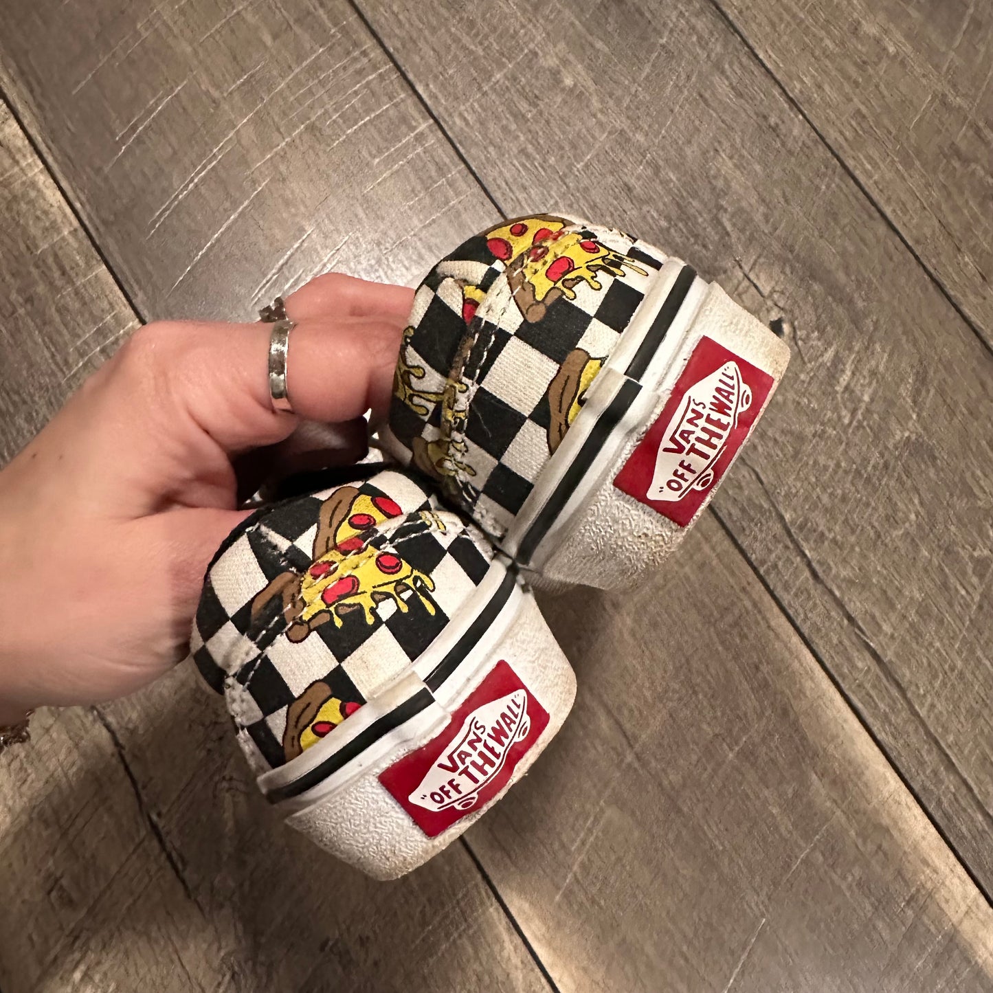 Vans Checkered Pizza Sneakers