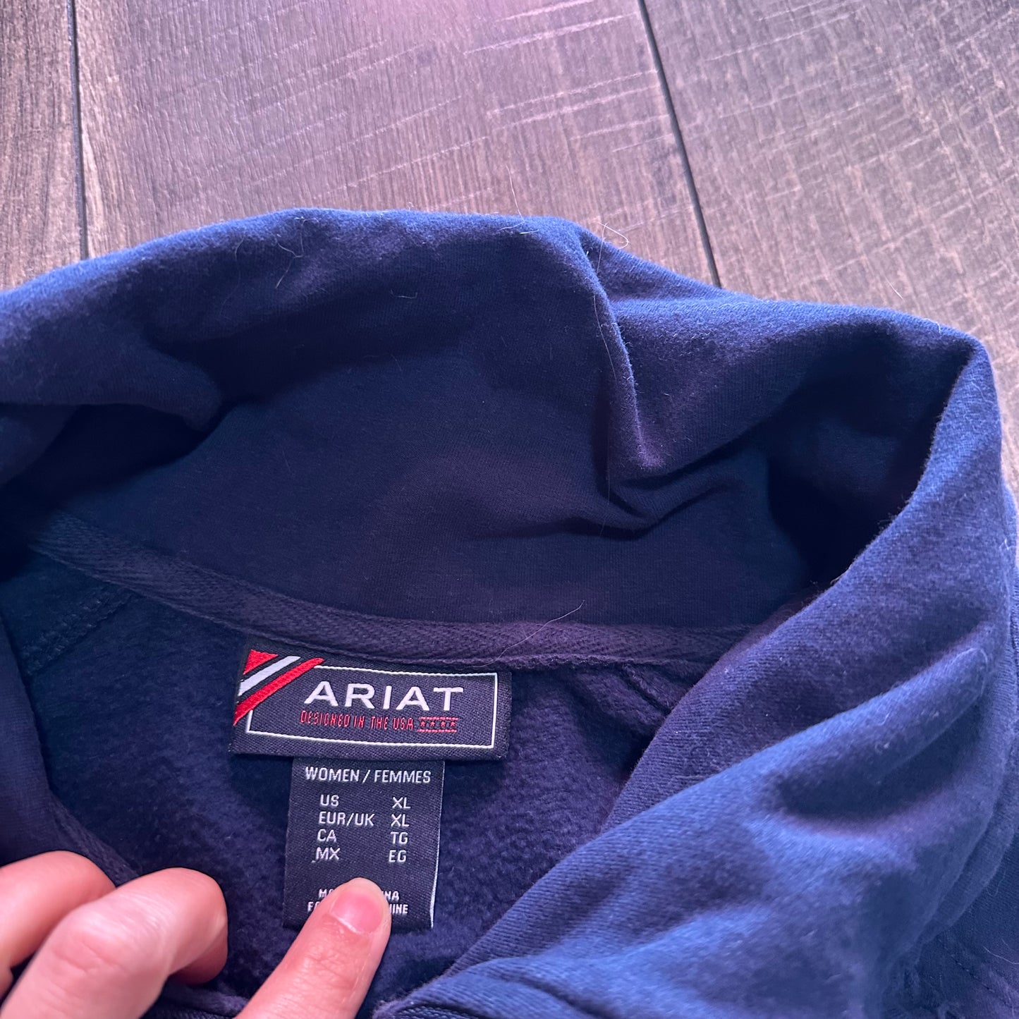 Ariat Navy Blue Full Zip Jacket