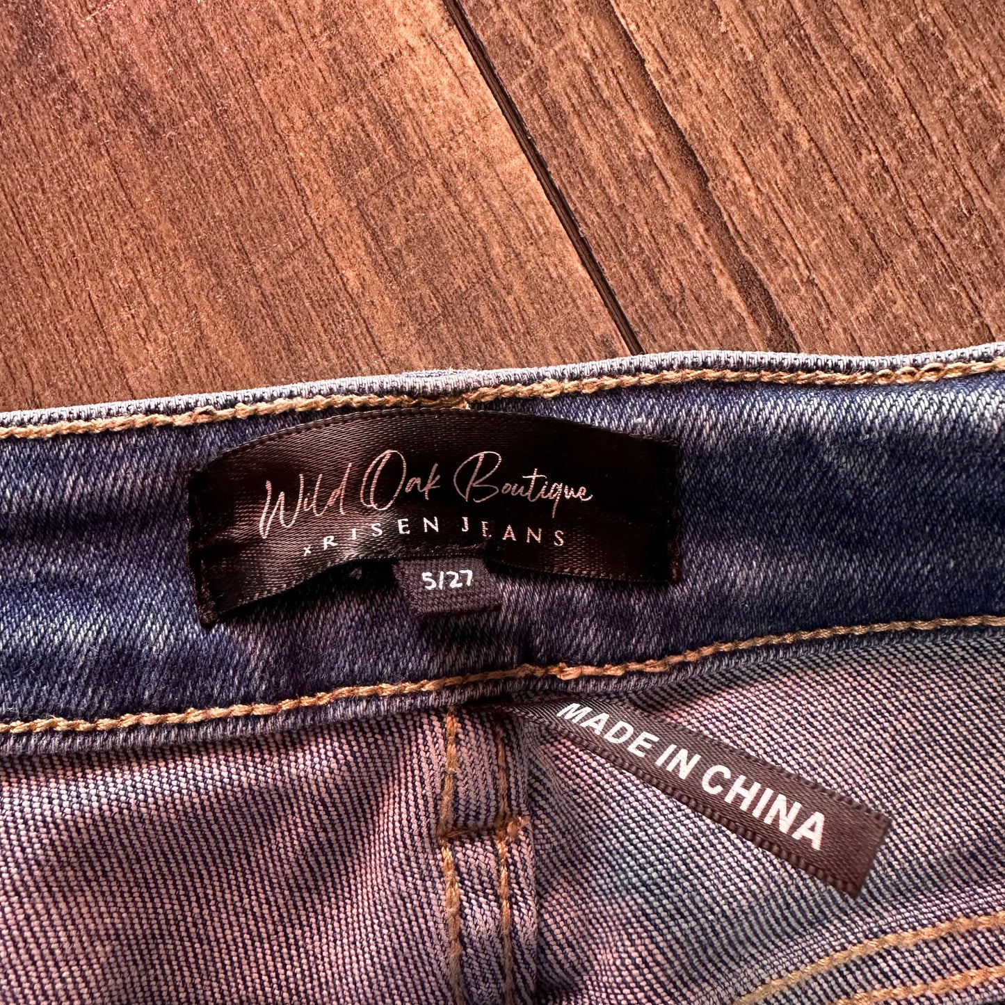 Wild Oak Boutique x Risen Hi Rise Relaxed Straight Leg Jeans