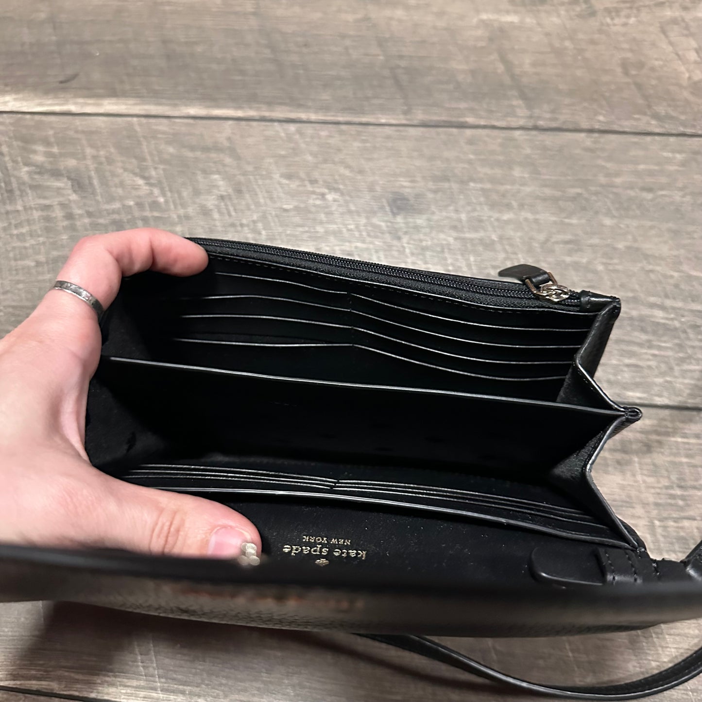 Kate Spade Pebble Leather Wallet Crossbody