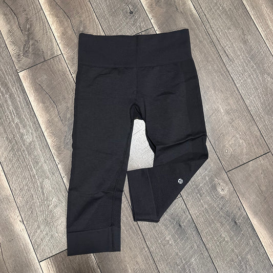 Lululemon Seamless Charcoal Gray Crop