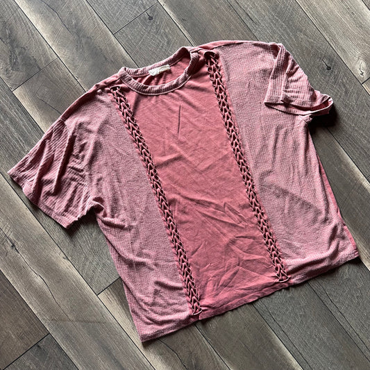 Gilded Intent Oversized Short Sleeve Shirt