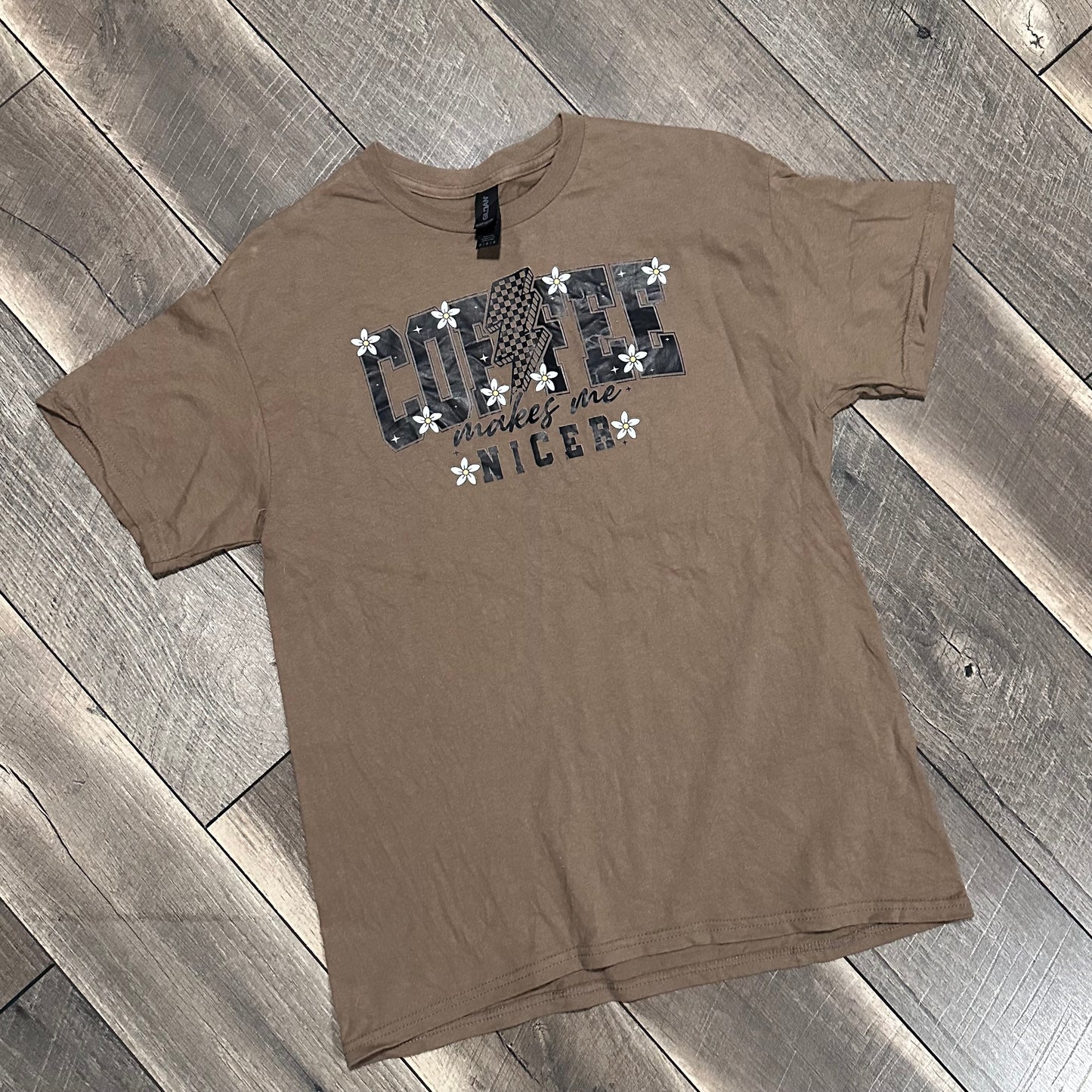 Gildan Coffee Makes Me Nicer T-Shirt