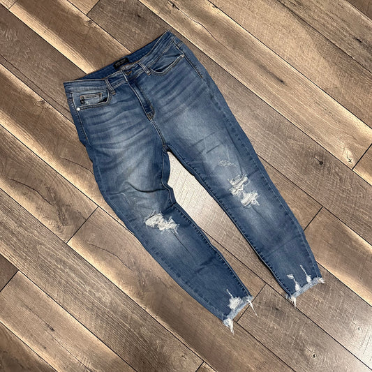 Judy Blue Distressed Skinny Jeans