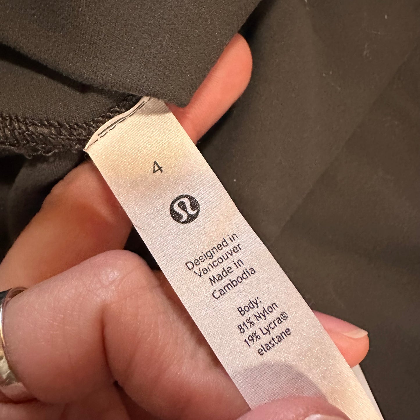 Lululemon Align High-Rise Crop 23" Graphite Grey