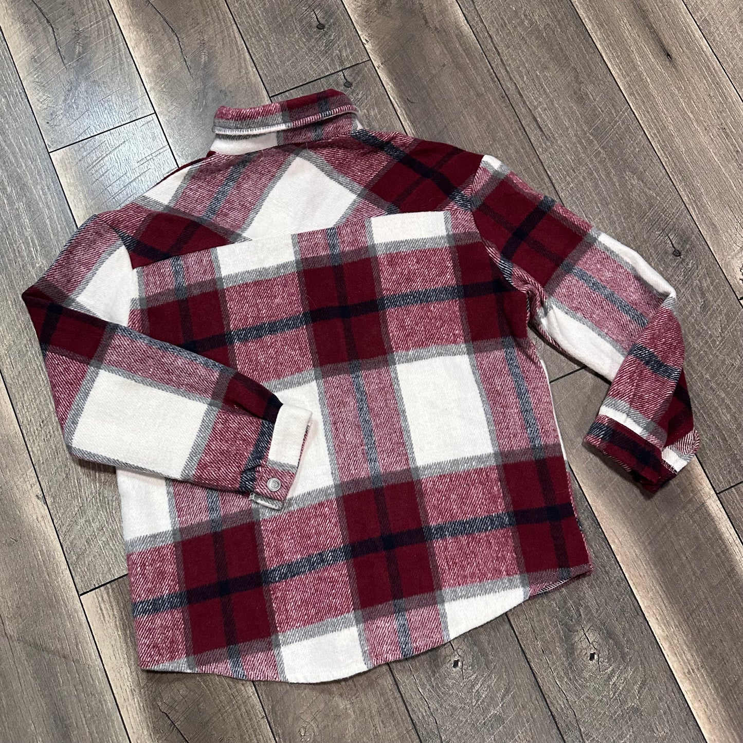 Miss Sparkling Plaid Shacket