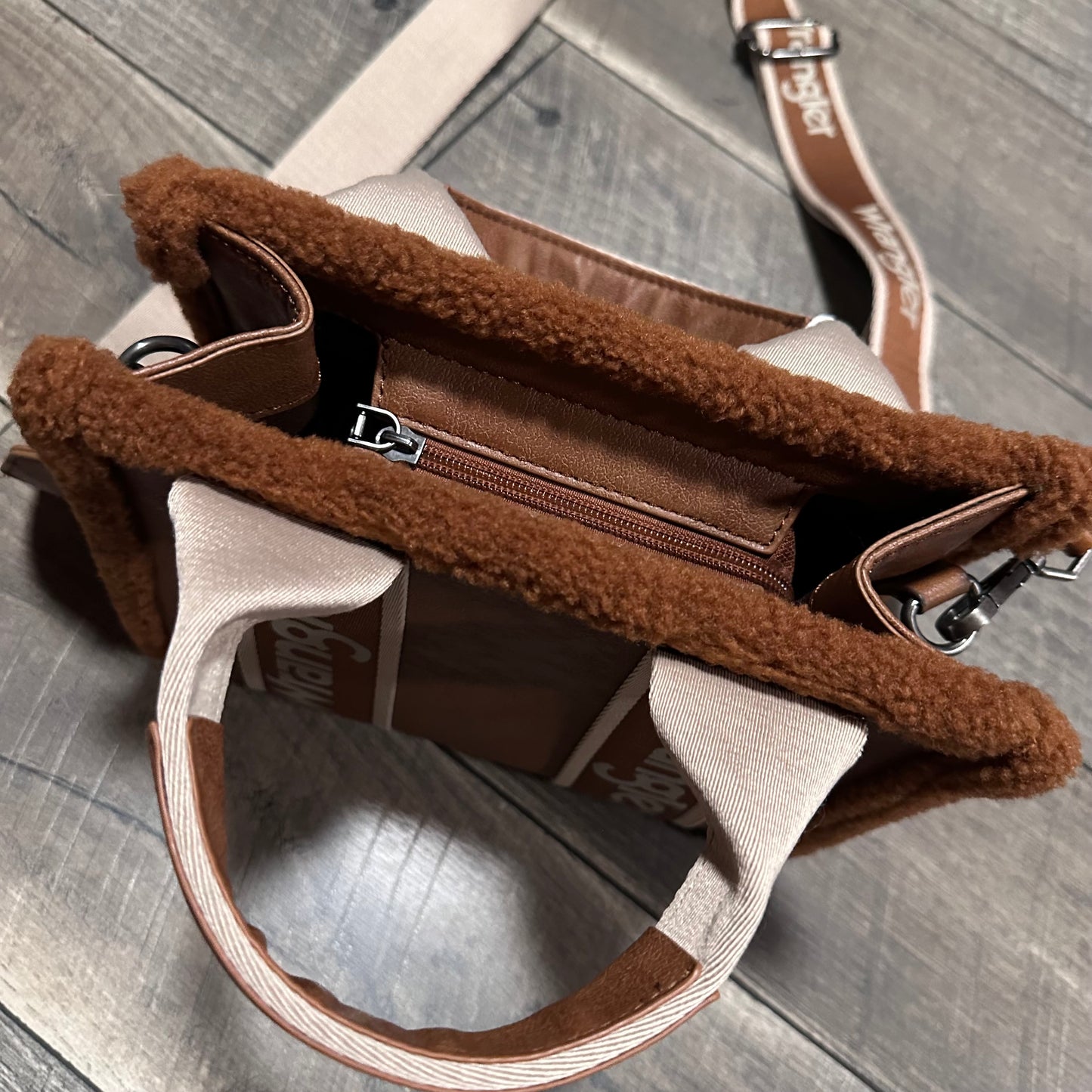 Wrangler Color Block Small Tote Crossbody