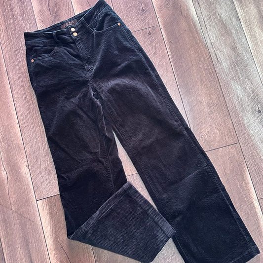 Judy Blue Emerald Green Wide Leg Corduroy Pants