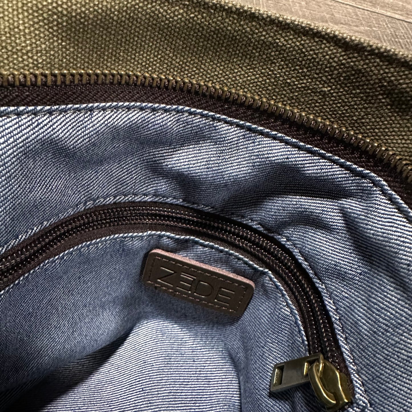 ZEDE Pont Des Arts Canvas Crossbody Bag