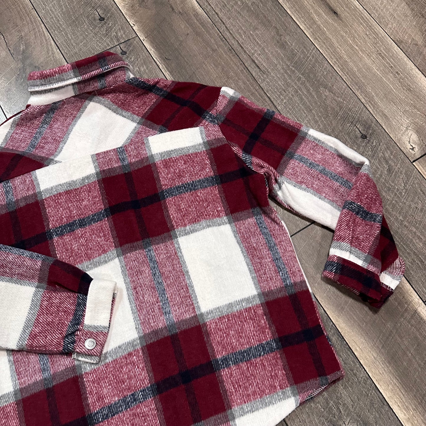 Miss Sparkling Plaid Shacket