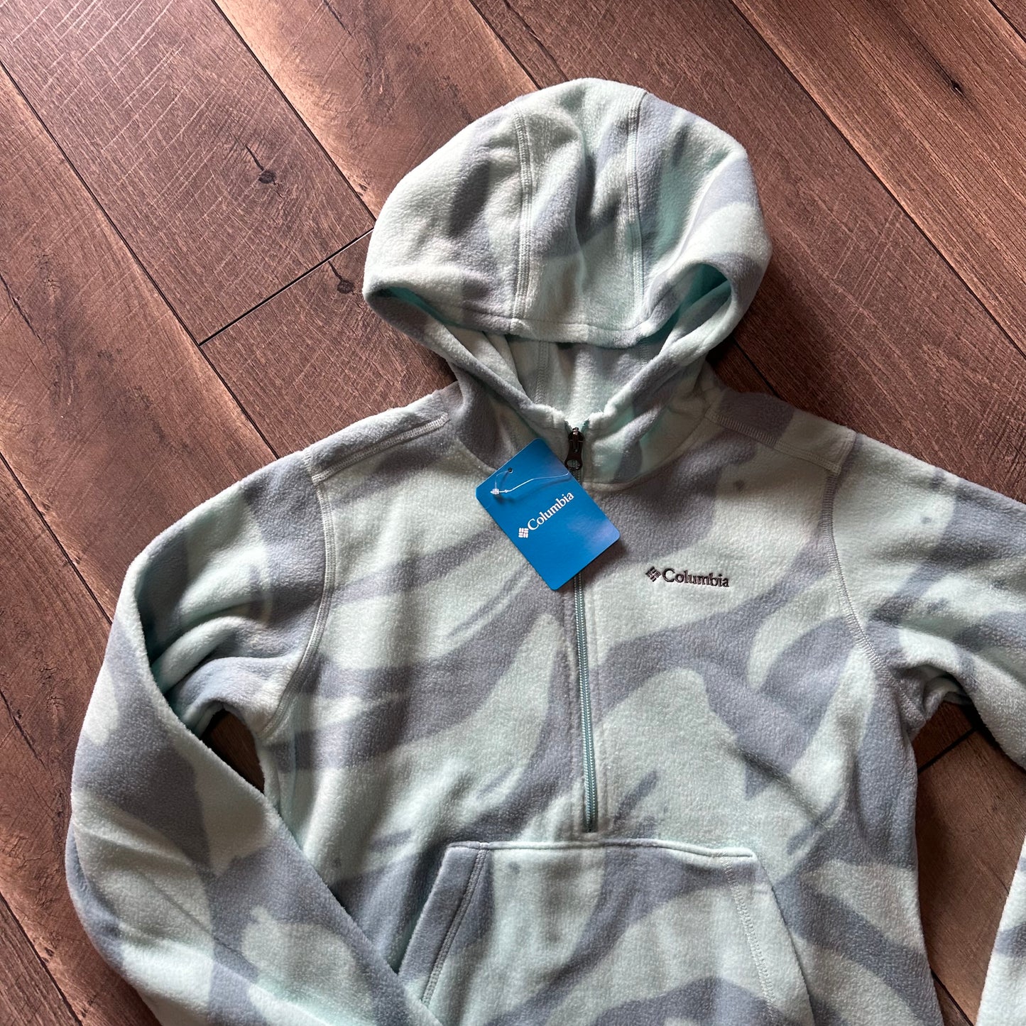 NWT🐟 Columbia Fleece Hooded Pullover