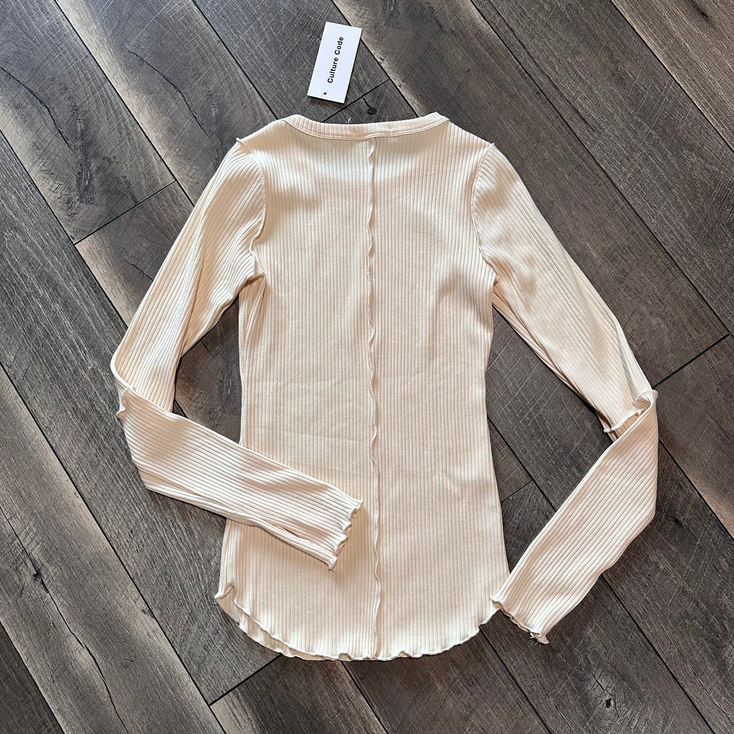 NWT🫘 Culture Code Vanilla Bean Long Sleeve
