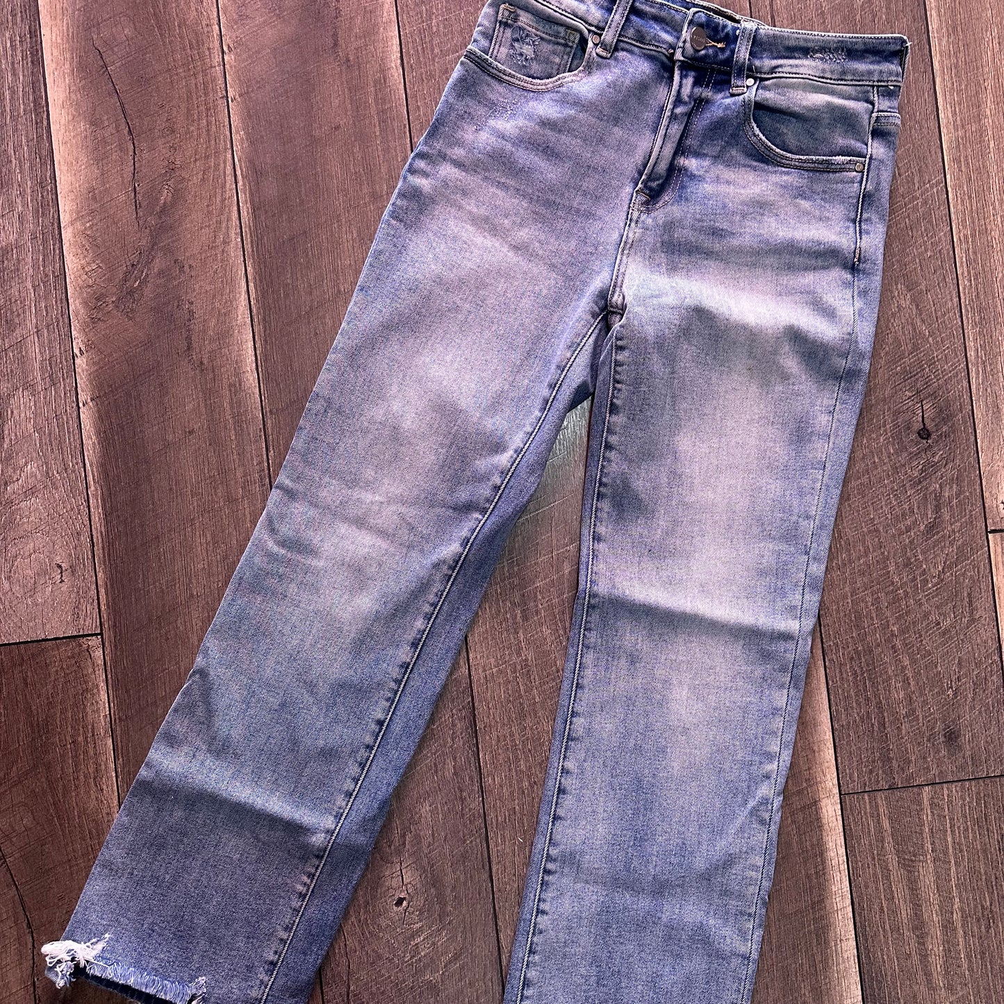 Wild Oak Boutique x Risen Hi Rise Relaxed Straight Leg Jeans