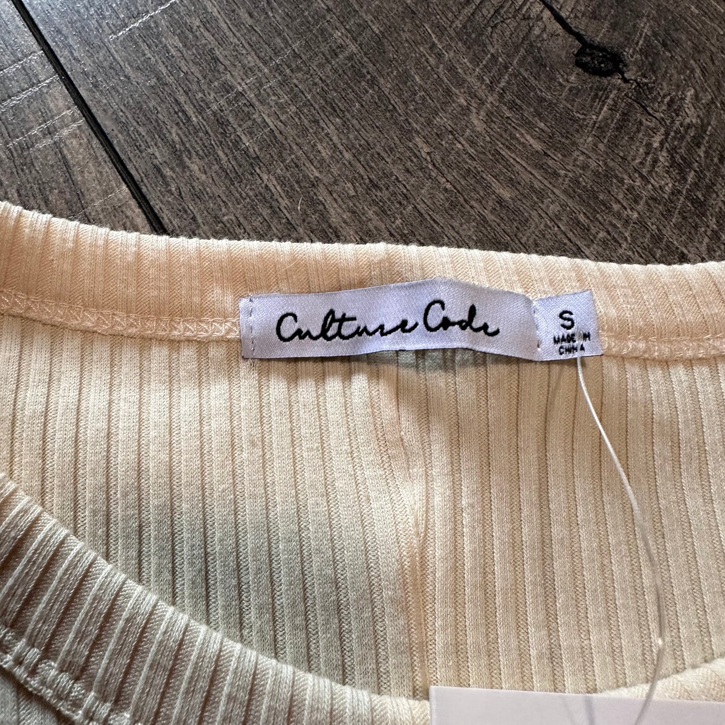 NWT🫘 Culture Code Vanilla Bean Long Sleeve