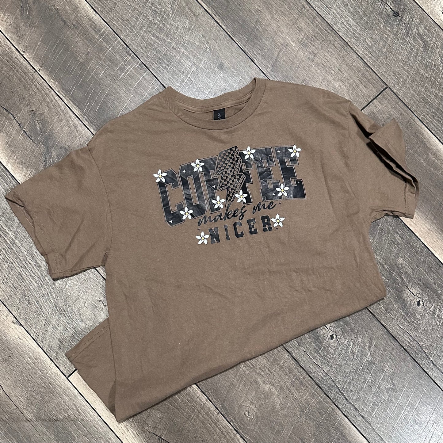 Gildan Coffee Makes Me Nicer T-Shirt