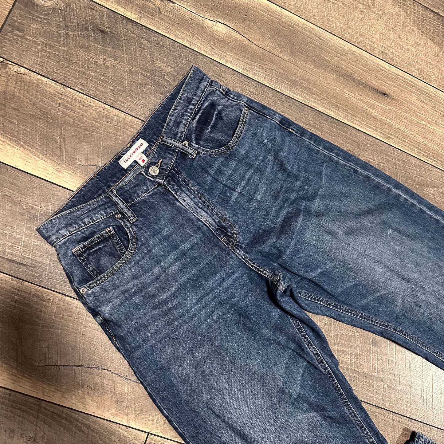 Lucky Brand Hi Rise Wide Leg Jeans