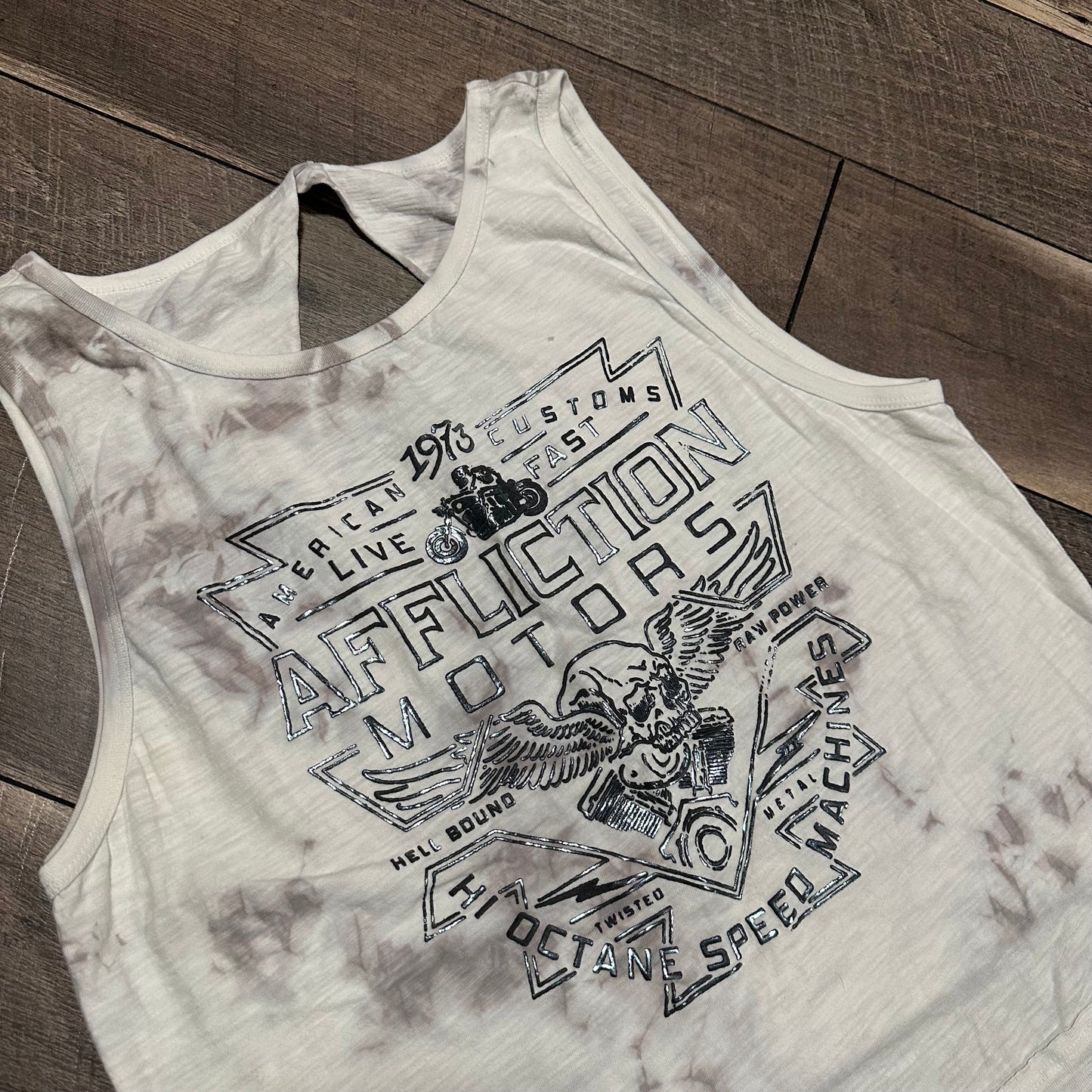 Affliction Open Back Tank Top