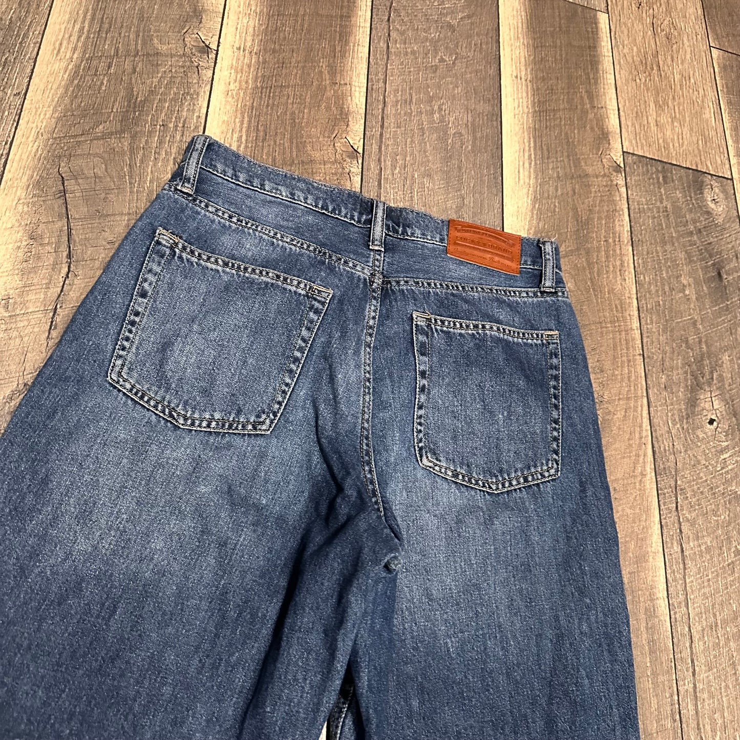 Lucky Brand Hi Rise Wide Leg Jeans