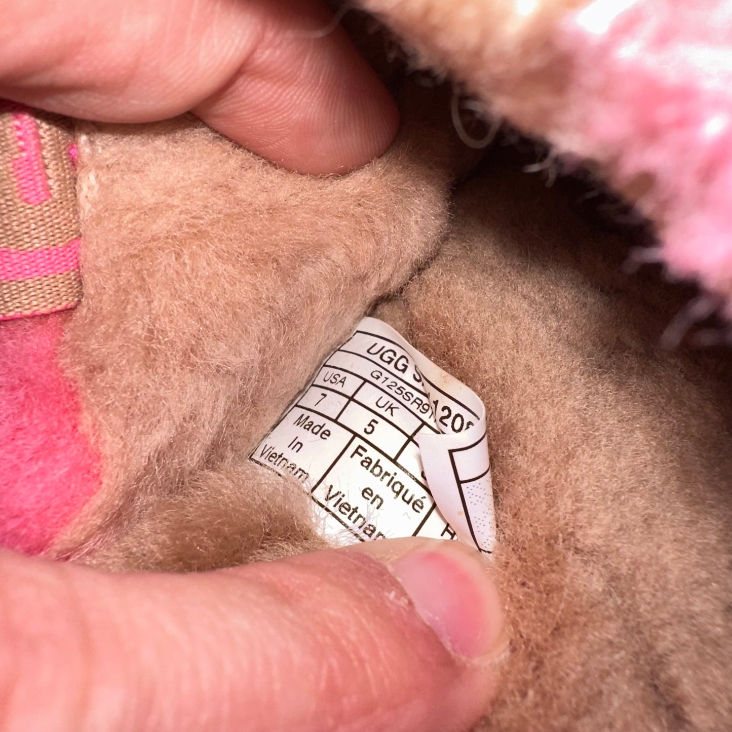 UGG Disco Stripe Slide Platform Sandals