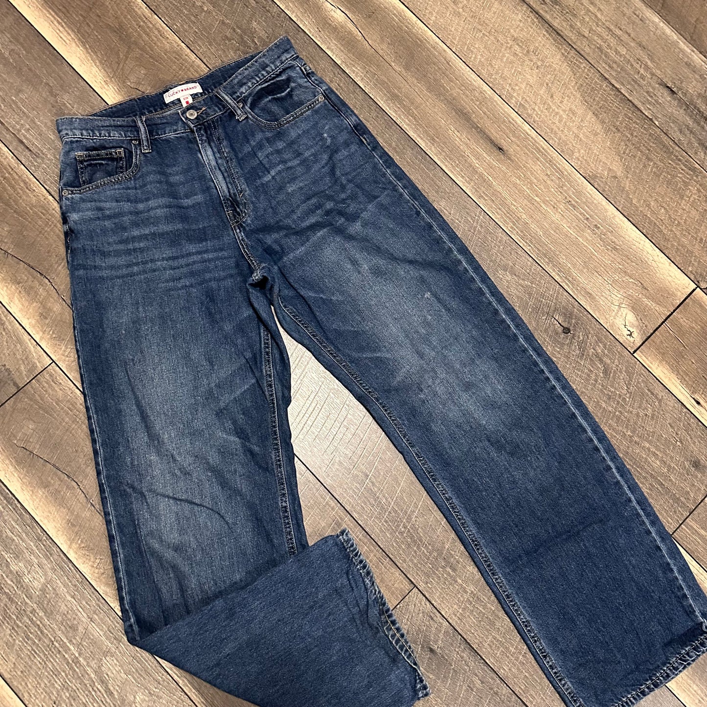 Lucky Brand Hi Rise Wide Leg Jeans