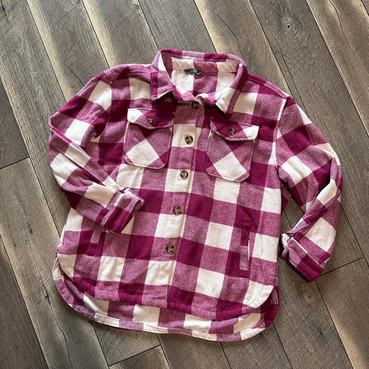 Members Mark Plaid Shacket