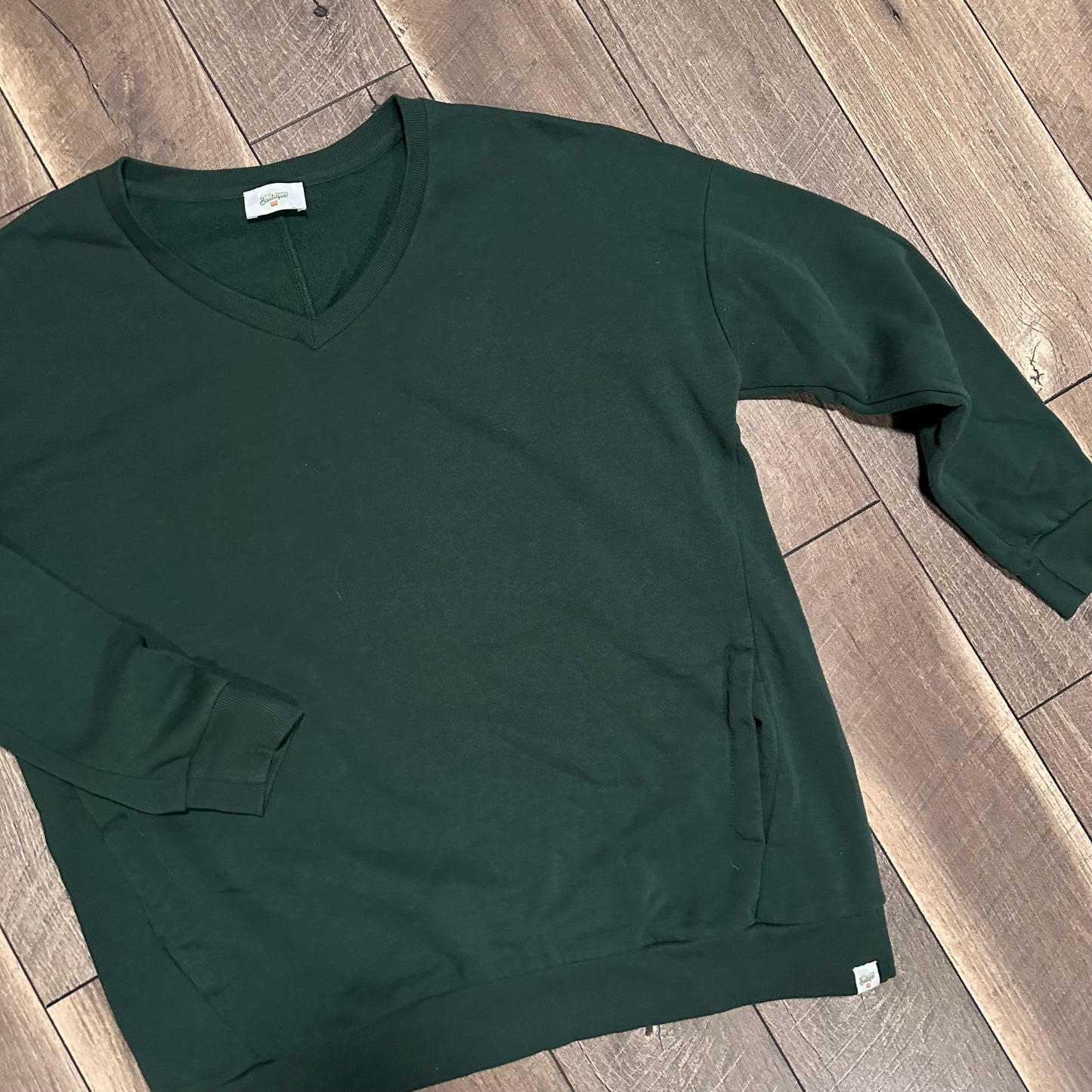 31:25 Boutique Pine Green Pullover