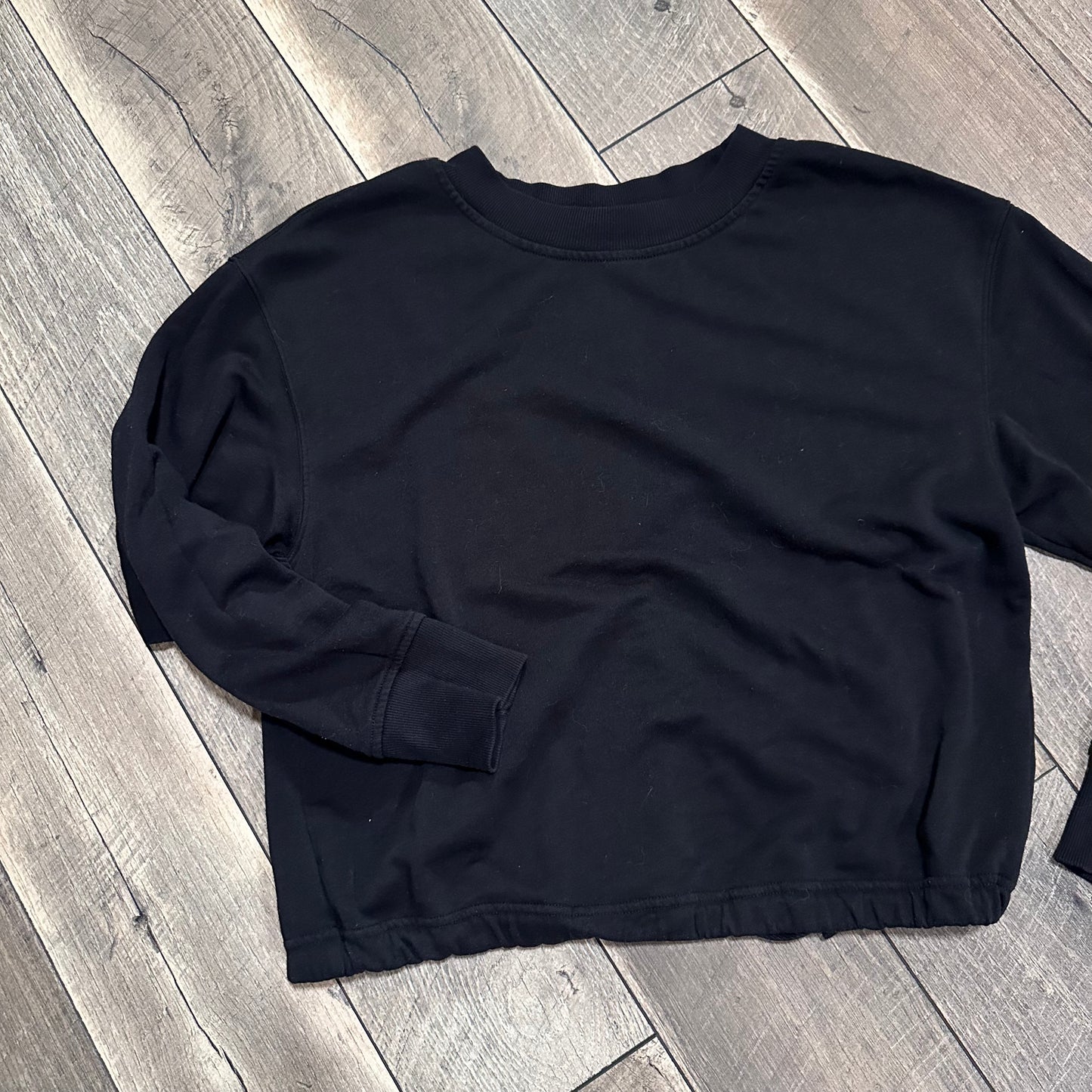 Old Navy Black Pullover Tie Waist