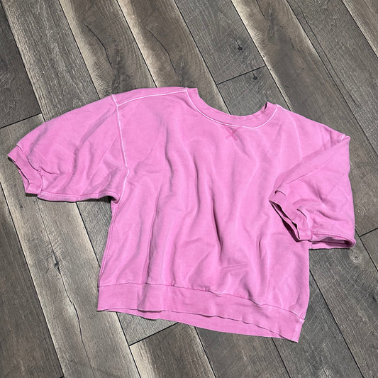 Pilcro Short Sleeve Crewneck Pullover