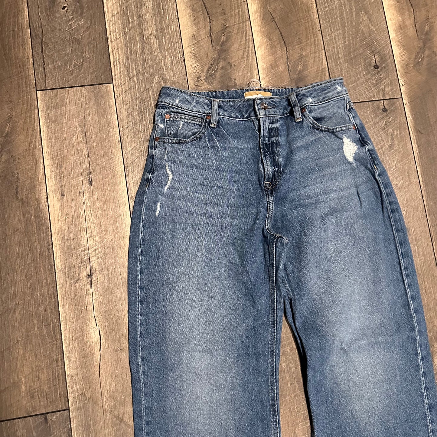 Denim Super Hi Rise Cheeky Wide Leg Jeans