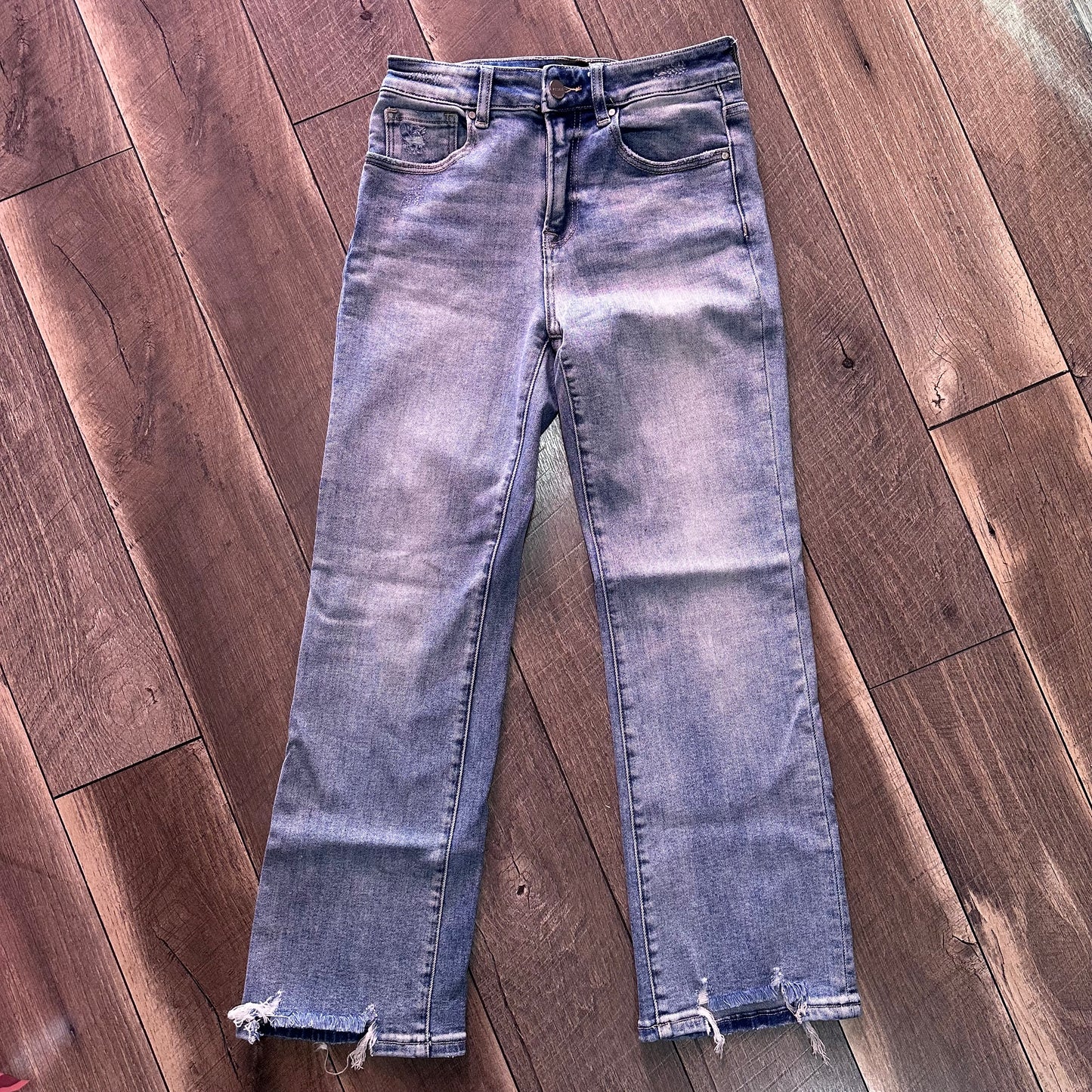 Wild Oak Boutique x Risen Hi Rise Relaxed Straight Leg Jeans