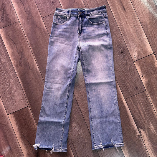 Wild Oak Boutique x Risen Hi Rise Relaxed Straight Leg Jeans