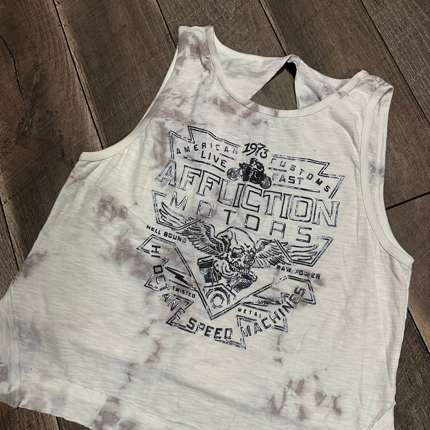 Affliction Open Back Tank Top