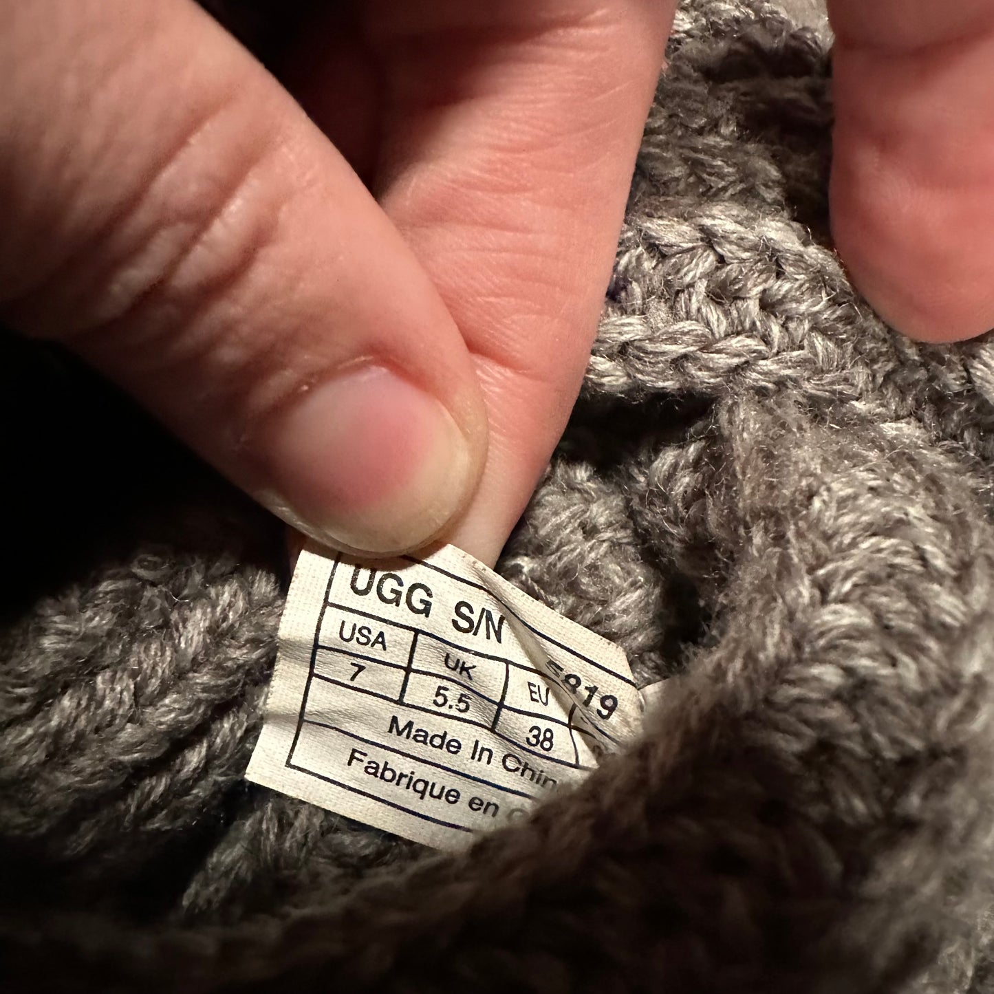 UGG Classic Cardy Cable Knit Boots