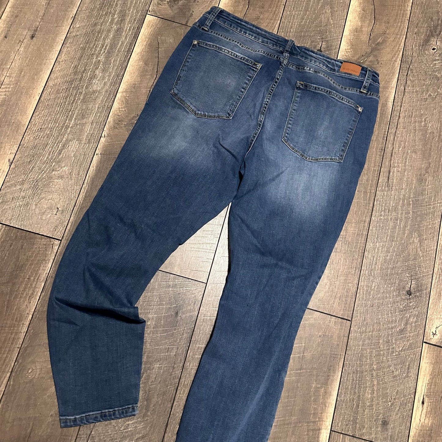 Judy Blue Multicolor Distressed Skinny Fit Jeans