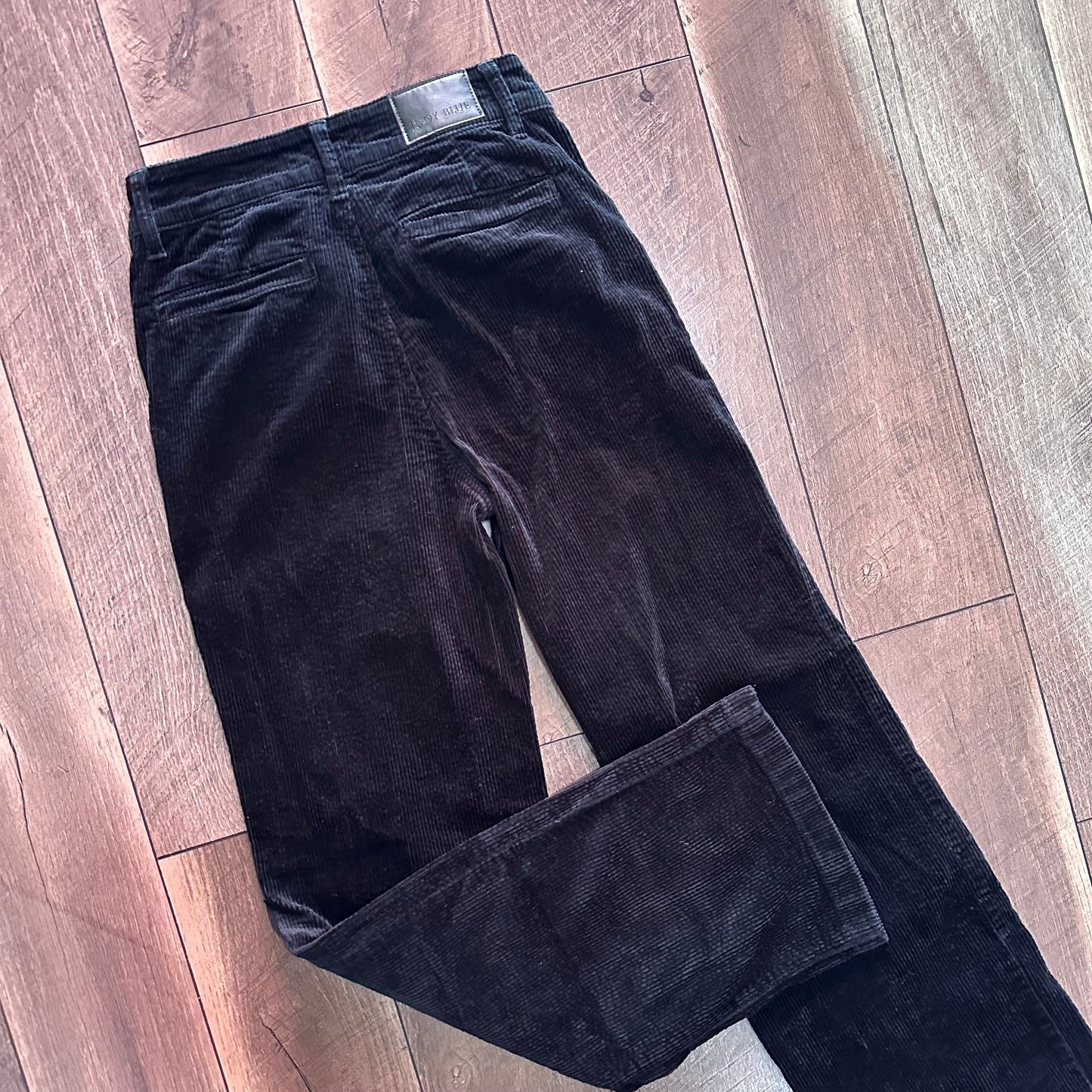 Judy Blue Emerald Green Wide Leg Corduroy Pants